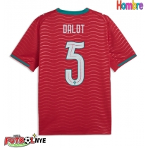Camiseta Portugal Diogo Dalot #5 Primera Equipación Mundial 2026 manga corta